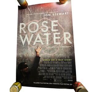 Rosewater 2014 Original Movie Poster 27x40 Jon Stewart Gael García Bernal D/S